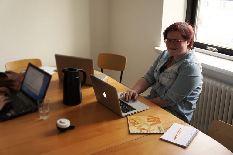 Malin förbereder uppstartsträff med Street Crew